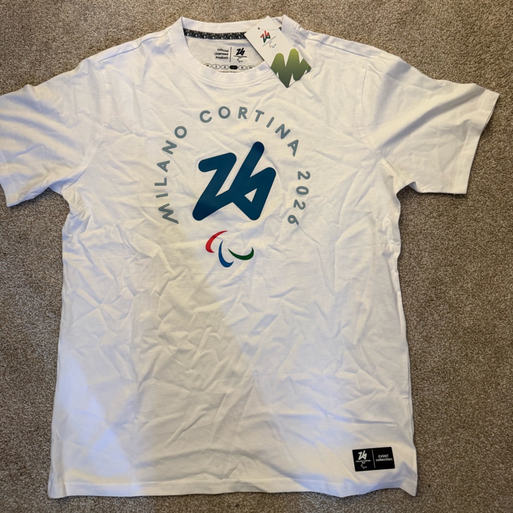 White Milano Cortina 2026 T-Shirt
